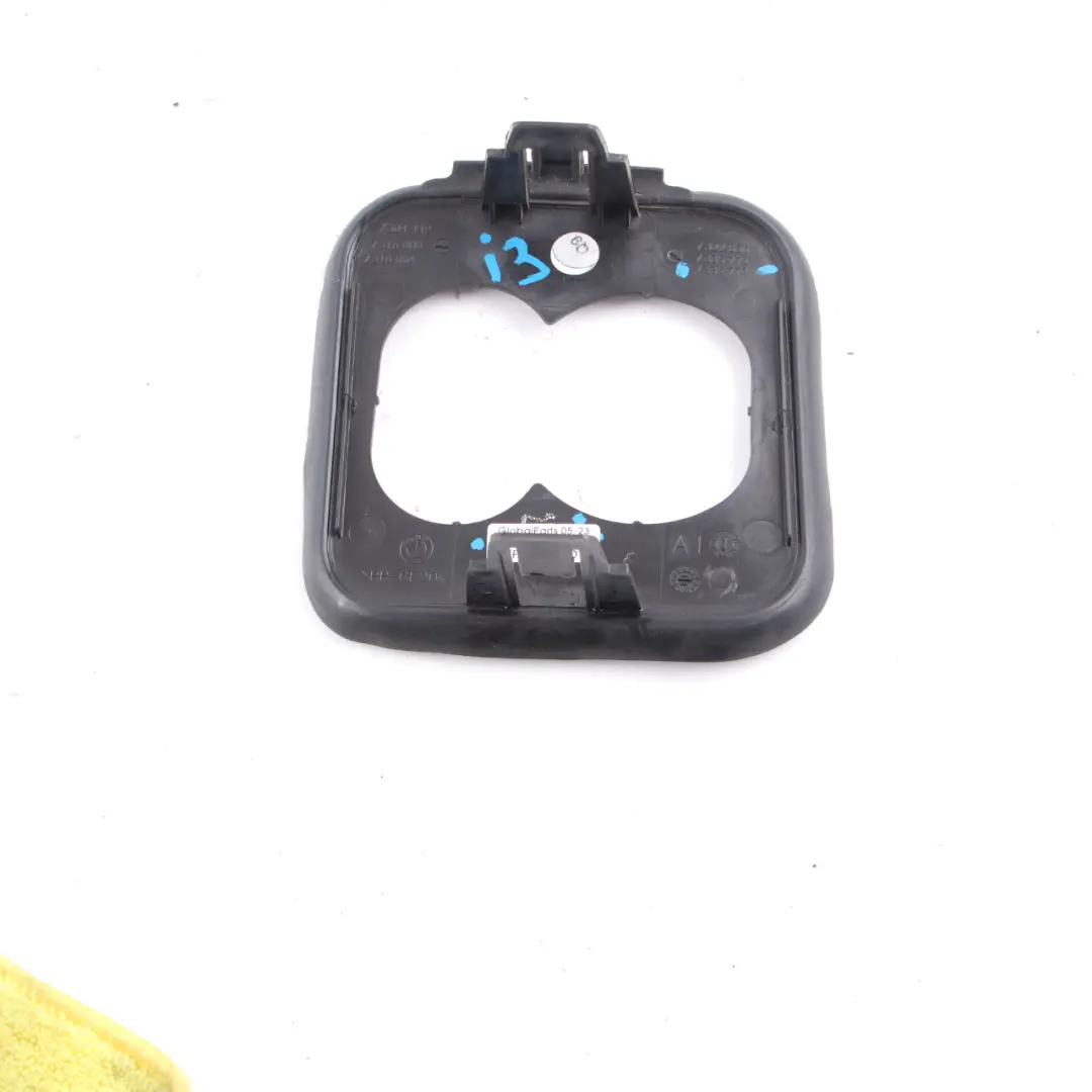 Charging Socket Actuator Cover Flap Bracket Trim Panel to BMW i3 I01 with Part number 7335773 BMW i3 I01 Charging Socket Actuator Cover Flap Bracket Trim Panel - SKU 7335773 - Part number 7335773