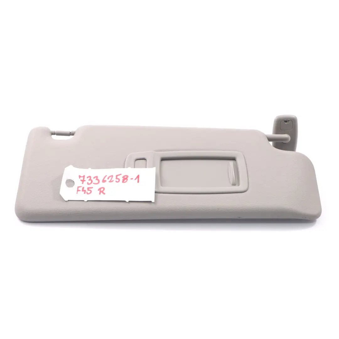 Osłona Przeciwsłoneczna Daszek Prawy Szary do BMW F40 F45 o numerze 7336258 BMW F40 F45 Osłona Przeciwsłoneczna Daszek Prawy Szary - SKU 7336258-1 - Numer Części 7336258