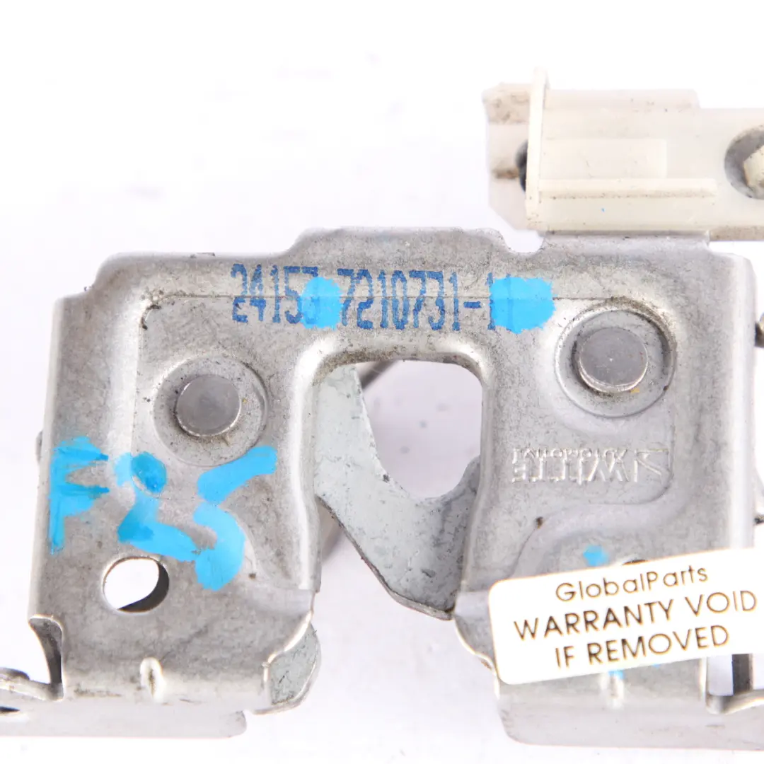 Hood Lock BMW X3 F25 X4 F26 Front Bonnet Closing System Latch Switch 7210731 to with Part number 7336582 Hood Lock BMW X3 F25 X4 F26 Front Bonnet Closing System Latch Switch 7210731 - SKU 7336582 - Part number 7336582