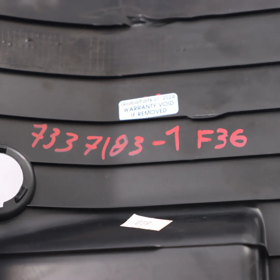 Loading Sill Cover Boot Trunk Floor Rear Panel Trim 7309520 to BMW F36 Gran Coupe with Part number 7337183 BMW F36 Gran Coupe Loading Sill Cover Boot Trunk Floor Rear Panel Trim 7309520 - SKU 7337183-1 - Part number 7337183