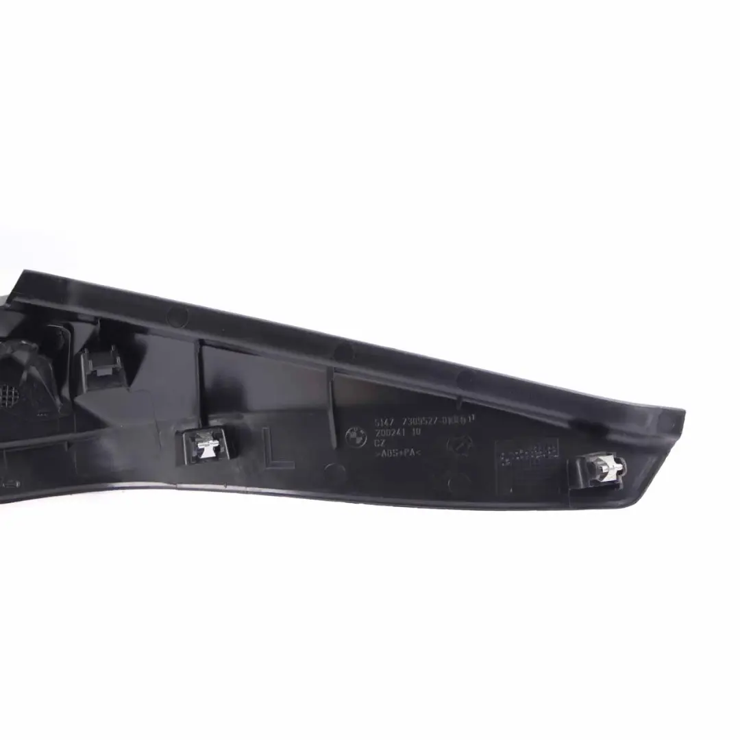 Railing Trim Panel Left N/S Window Parcel Shelf Mount Black to BMW F36 with Part number 7337197 BMW F36 Railing Trim Panel Left N/S Window Parcel Shelf Mount Black - SKU 7337197 - Part number 7337197