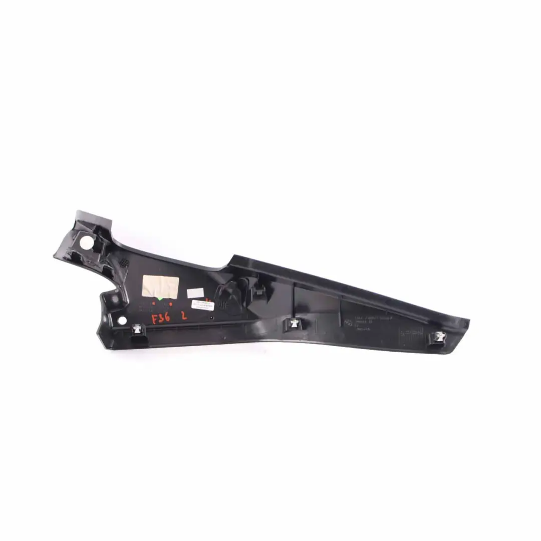 BMW F36 Reling Trim Panel Links Fenster Paketablage Halterung Schwarz - SKU 7337197 - Teilenummer 7337197