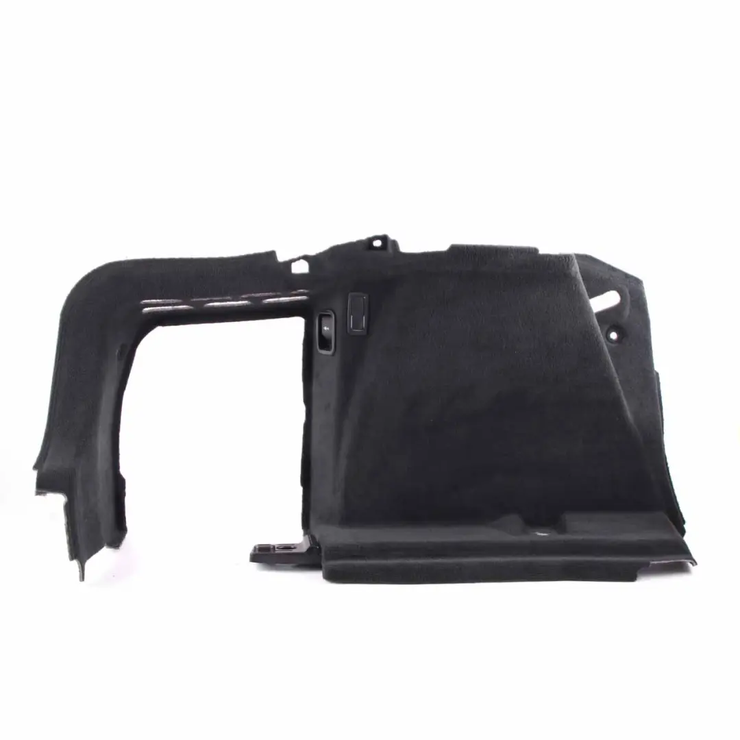 Embellecedor Panel Tapa Lateral Izquierda Maletero Antracita para BMW F36 con número de pieza 7337223 BMW F36 Embellecedor Panel Tapa Lateral Izquierda Maletero Antracita - SKU 7337223 - Número de pieza 7337223