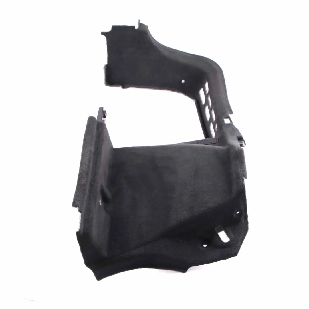 Embellecedor Panel Tapa Lateral Izquierda Maletero Antracita para BMW F36 con número de pieza 7337223 BMW F36 Embellecedor Panel Tapa Lateral Izquierda Maletero Antracita - SKU 7337223 - Número de pieza 7337223