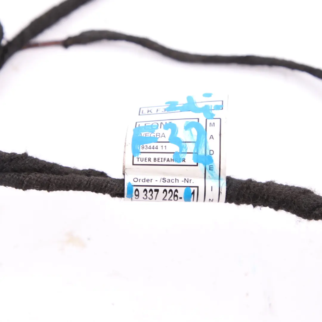 Door Wiring Front Passenger Door Loom Cable Wiring Harness to BMW F32 with Part number 7337226 BMW F32 Door Wiring Front Passenger Door Loom Cable Wiring Harness - SKU 7337226 - Part number 7337226