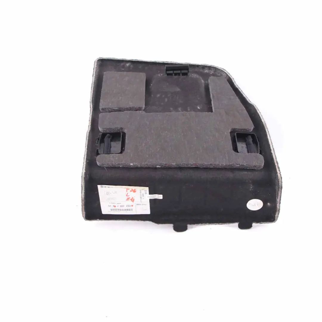 Embellecedor Maletero Panel Cubremaletero Lateral Izquierdo Antracita para BMW F36 con número de pieza 7337233 BMW F36 Embellecedor Maletero Panel Cubremaletero Lateral Izquierdo Antracita - SKU 7337233 - Número de pieza 7337233