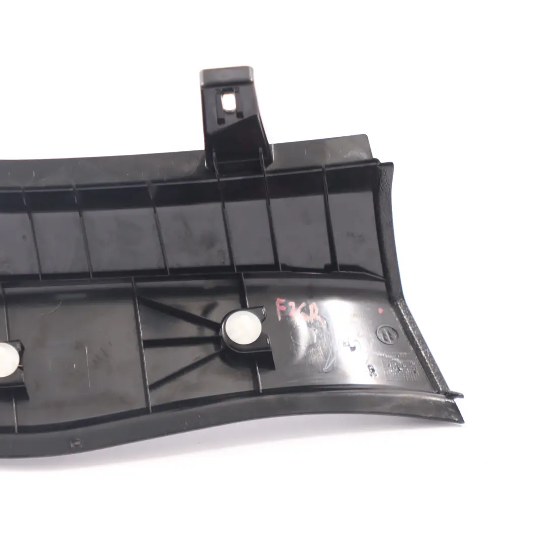 BMW X4 F26 D Pillar Cover Lower Right O/S Column Interior Trim Black - SKU 7337580 - Part number 7337580