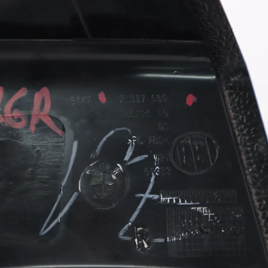 Säulen abdeckung Unten Rechts Säule Innenverkleidung Schwarz für BMW F26 D mit Teilenummer 7337580 BMW F26 D Säulen abdeckung Unten Rechts Säule Innenverkleidung Schwarz - SKU 7337580 - Teilenummer 7337580