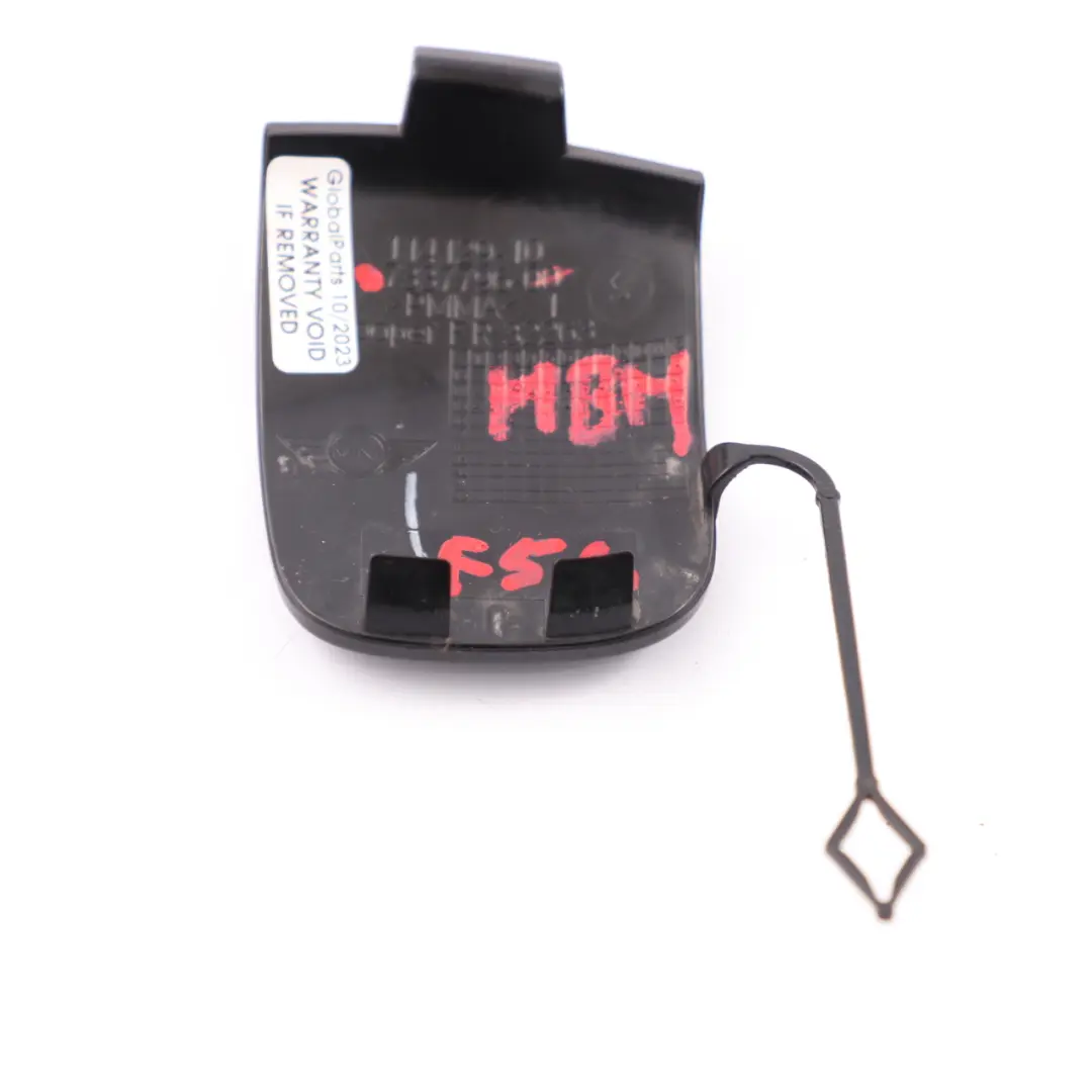  Anneau remorquage Mini F55 F56 Capuchon crochet pare-chocs avant Noir Minuit A94 - SKU 7337796-MNB - Numéro de pièce 7337796