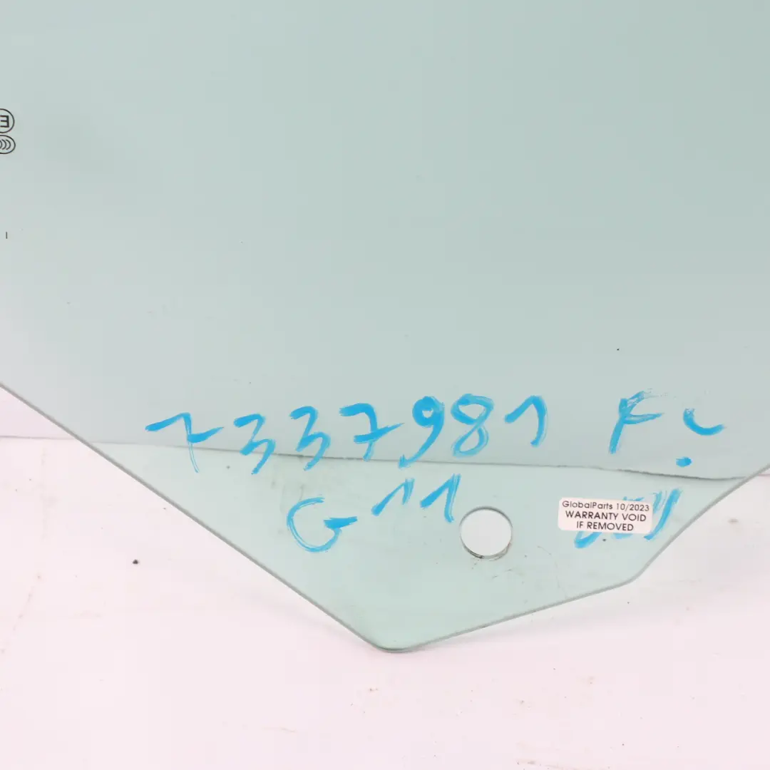 Door Window Glass Front Left N/S Door Glazing AS2 to BMW G11 with Part number 7337981 BMW G11 Door Window Glass Front Left N/S Door Glazing AS2 - SKU 7337981 - Part number 7337981