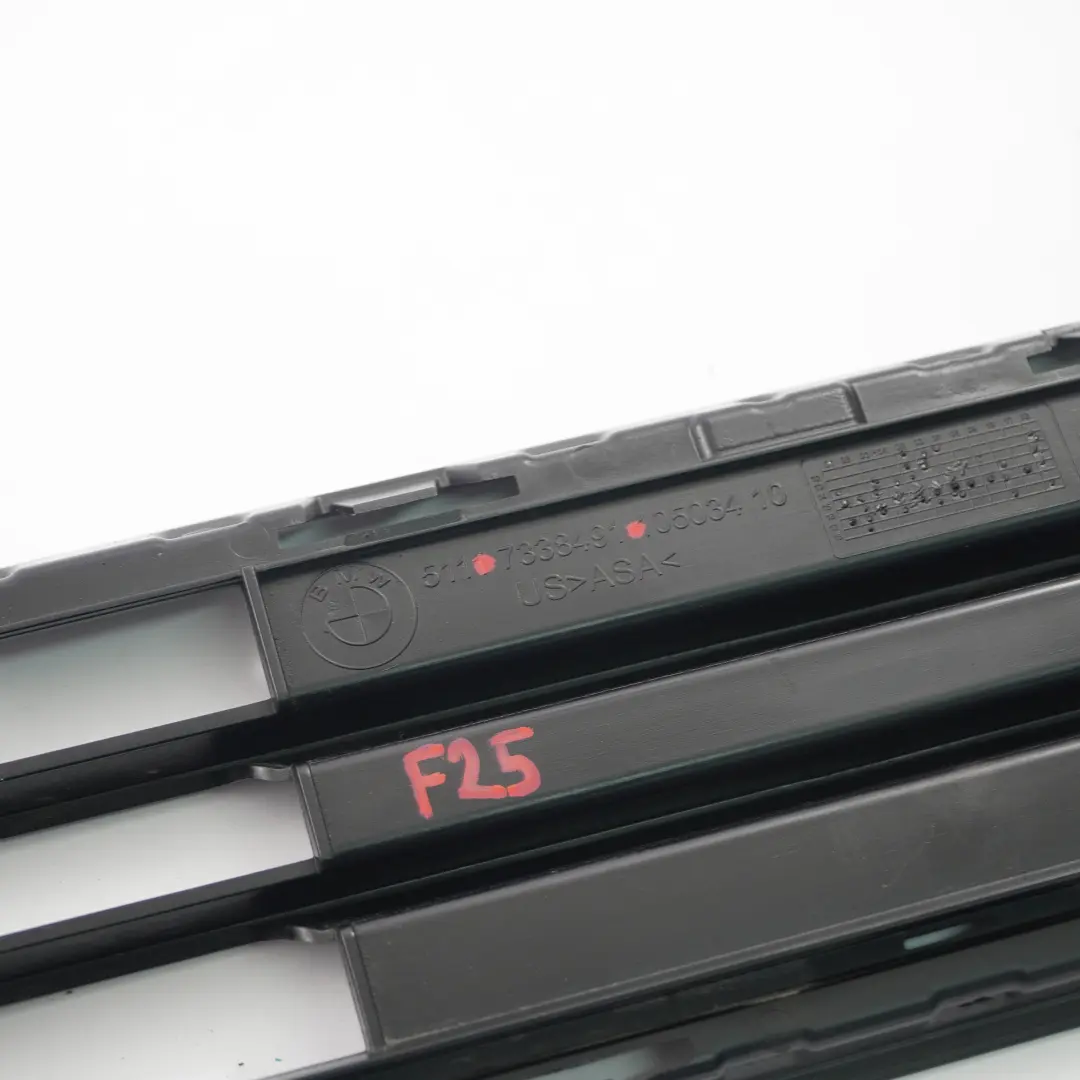 Frontstoßstange Kühlergrill Mitte Mitte unten Gitter für BMW X3 F25 mit Teilenummer 7338491 BMW X3 F25 Frontstoßstange Kühlergrill Mitte Mitte unten Gitter - SKU 7338491 - Teilenummer 7338491