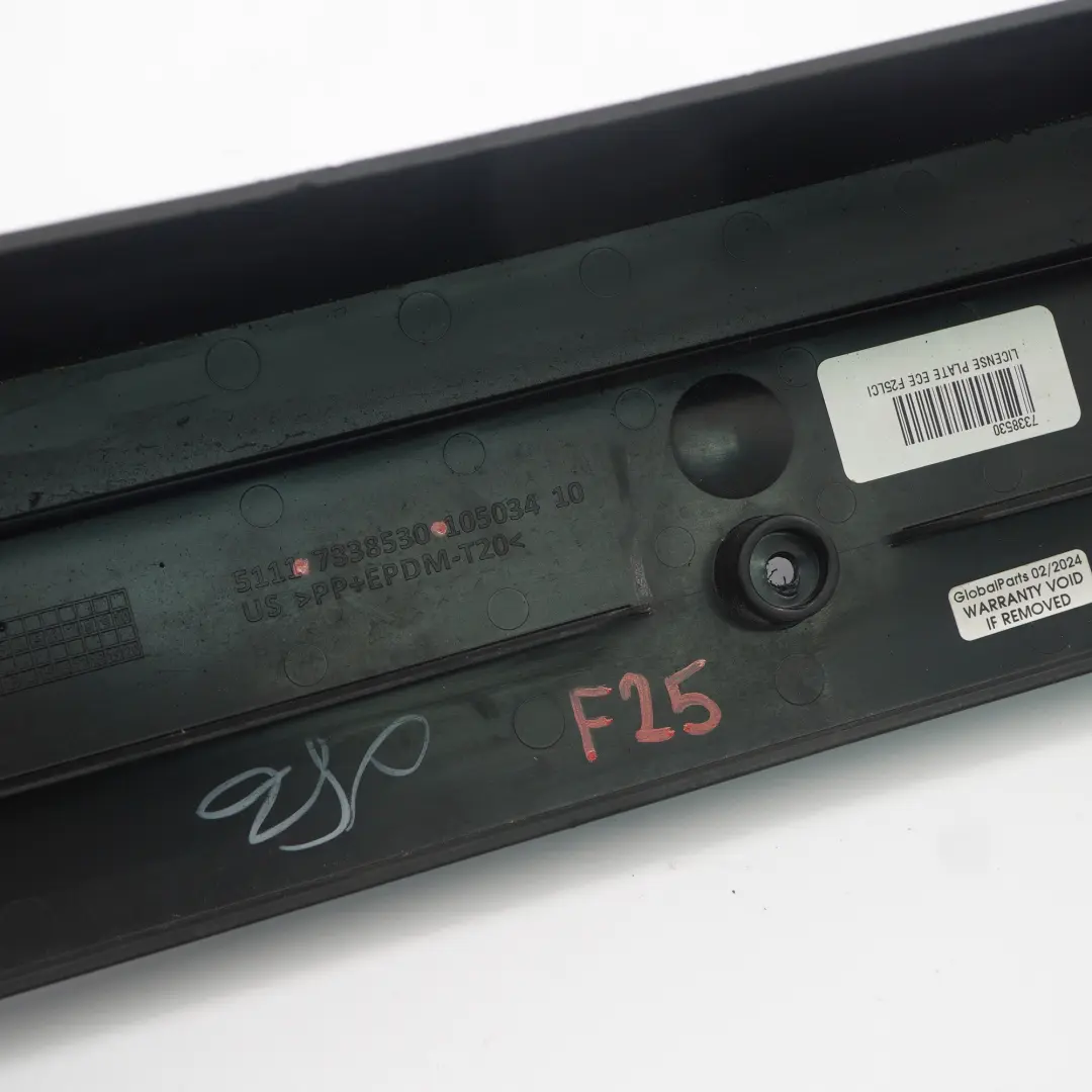 Support de plaque d'immatriculation avant pour BMW X3 F25 à propos du numéro de pièce 7338530 BMW X3 F25 Support de plaque d'immatriculation avant - SKU 7338530 - Numéro de pièce 7338530