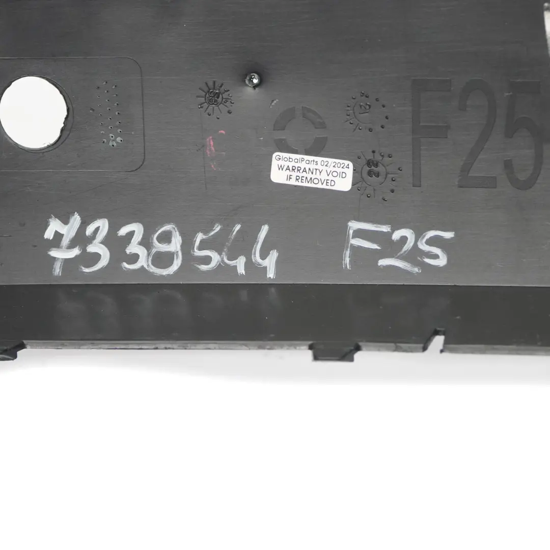 Parachoques delantero inferior central Spoiler Panel Cubierta para BMW X3 F25 con número de pieza 7338544 BMW X3 F25 Parachoques delantero inferior central Spoiler Panel Cubierta - SKU 7338544 - Número de pieza 7338544