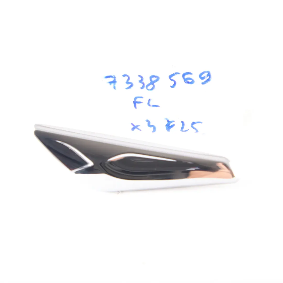  Kotflügel Abdeckung BMW X3 F25 X4 F26 Seitenteil Vorn Links Chromleiste - SKU 7338569 - Teilenummer 7338569