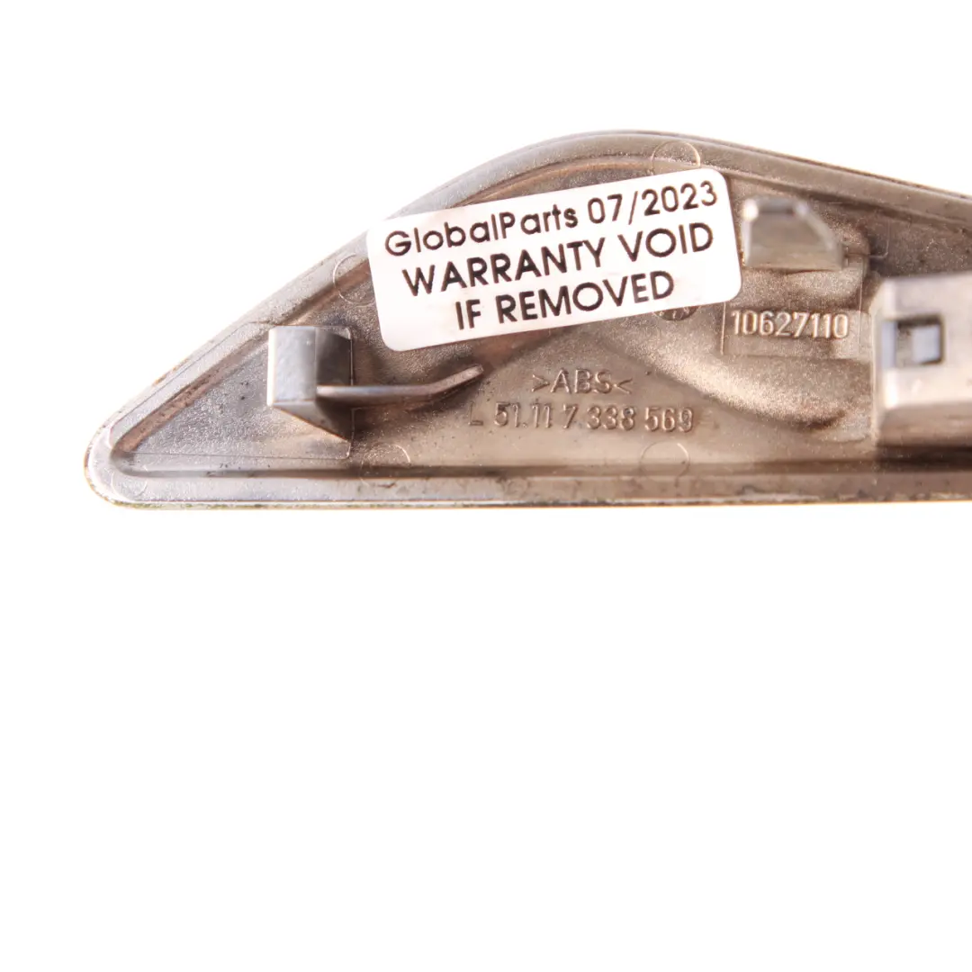 Garniture D'Aile Avant Gauche BMW X3 F25 X4 F26 Garniture Chromée pour à propos du numéro de pièce 7338569 Garniture D'Aile Avant Gauche BMW X3 F25 X4 F26 Garniture Chromée - SKU 7338569 - Numéro de pièce 7338569