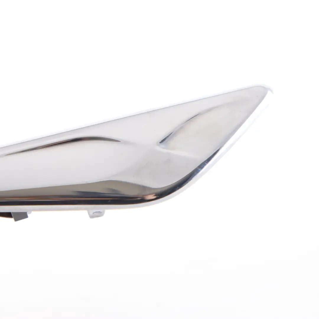 Fender Finisher Side Panel Front Right O/S Chrome Trim to BMW X3 F25 X4 F26 with Part number 7338570 BMW X3 F25 X4 F26 Fender Finisher Side Panel Front Right O/S Chrome Trim - SKU 7338570 - Part number 7338570
