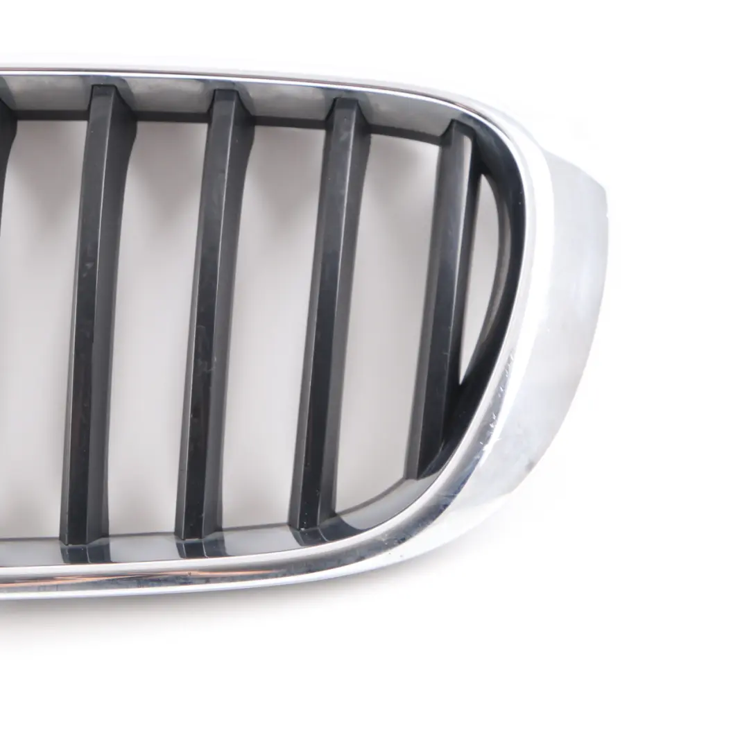 Front Stoßstange Kühlergrill Lufteinlass Niere Links Chrom für BMW X3 F25 mit Teilenummer 7338571 BMW X3 F25 Front Stoßstange Kühlergrill Lufteinlass Niere Links Chrom - SKU 7338571 - Teilenummer 7338571