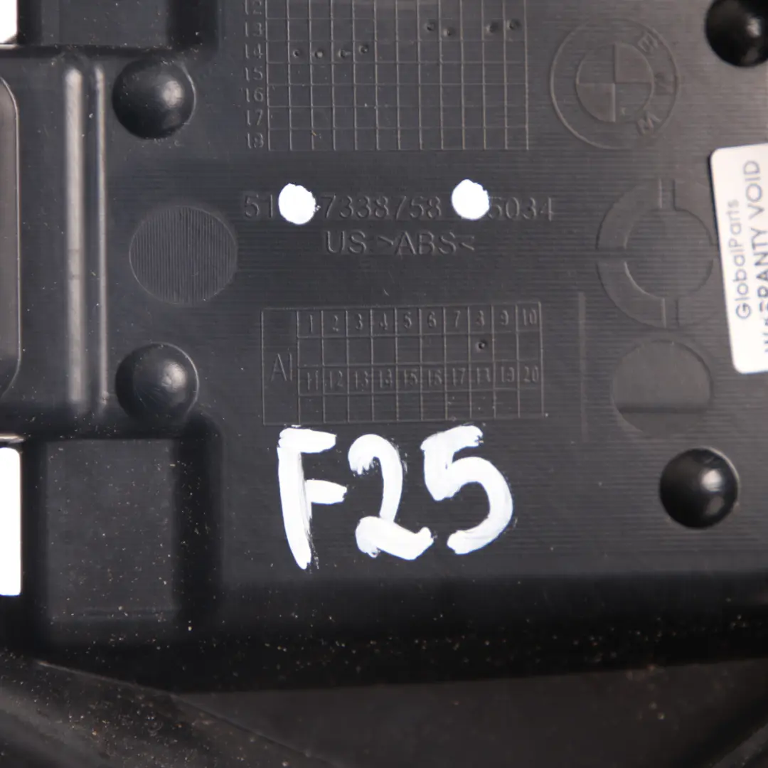 BMW X3 F25 Stoßstange hinten rechts Halterung Center Carrier - SKU 7338758 - Teilenummer 7338758