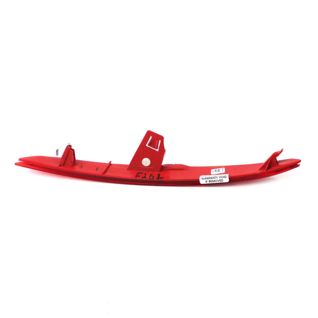 Bumper Reflector Rear Left N/S Red to BMW X4 F26 with Part number 7338807 BMW X4 F26 Bumper Reflector Rear Left N/S Red - SKU 7338807 - Part number 7338807