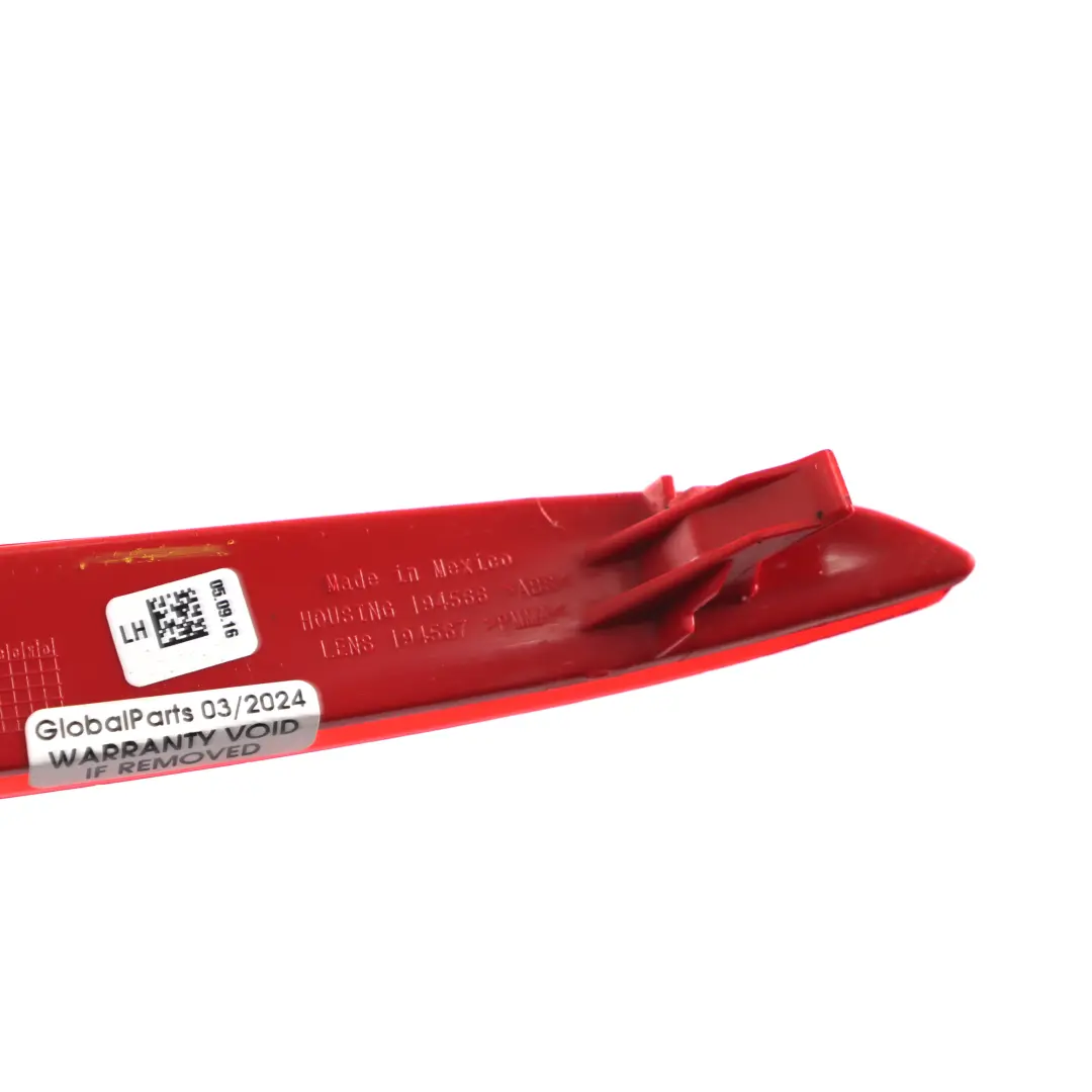 Parachoques Reflector Trasero Izquierdo Rojo para BMW X4 F26 con número de pieza 7338807 BMW X4 F26 Parachoques Reflector Trasero Izquierdo Rojo - SKU 7338807 - Número de pieza 7338807