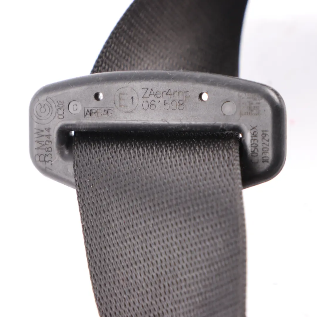 BMW E93 Cabrio Sicherheitsgurt Oberer vorne rechts Sicherheitsgurt Grau 9190220 - SKU 7338944 - Teilenummer 7338944