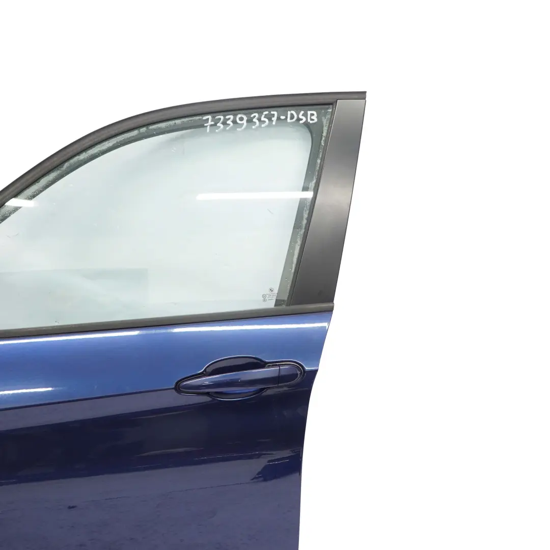 Door Front Left N/S Tiefseeblau Deep Sea Blue Metallic - A76 to BMW X1 E84 1 with Part number 7339357 BMW X1 E84 1 Door Front Left N/S Tiefseeblau Deep Sea Blue Metallic - A76 - SKU 7339357-DSB1 - Part number 7339357
