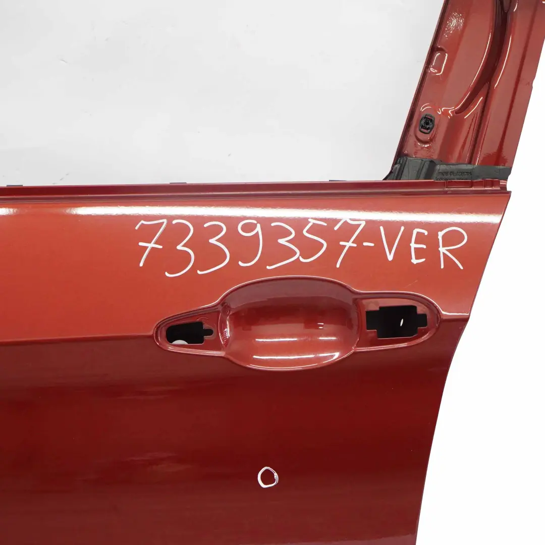 Door Front Left N/S Vermilionrot Vermillion Red Metallic - A82 to BMW X1 E84 with Part number 7339357 BMW X1 E84 Door Front Left N/S Vermilionrot Vermillion Red Metallic - A82 - SKU 7339357-VER - Part number 7339357