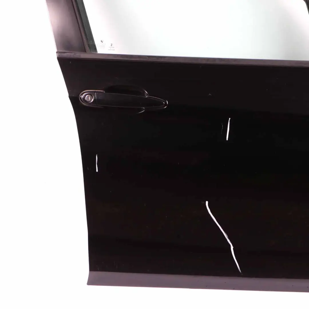 Door Front Right O/S Black Sapphire Metallic - 475 to BMW X1 E84 with Part number 7339358 BMW X1 E84 Door Front Right O/S Black Sapphire Metallic - 475 - SKU 7339358-BS - Part number 7339358