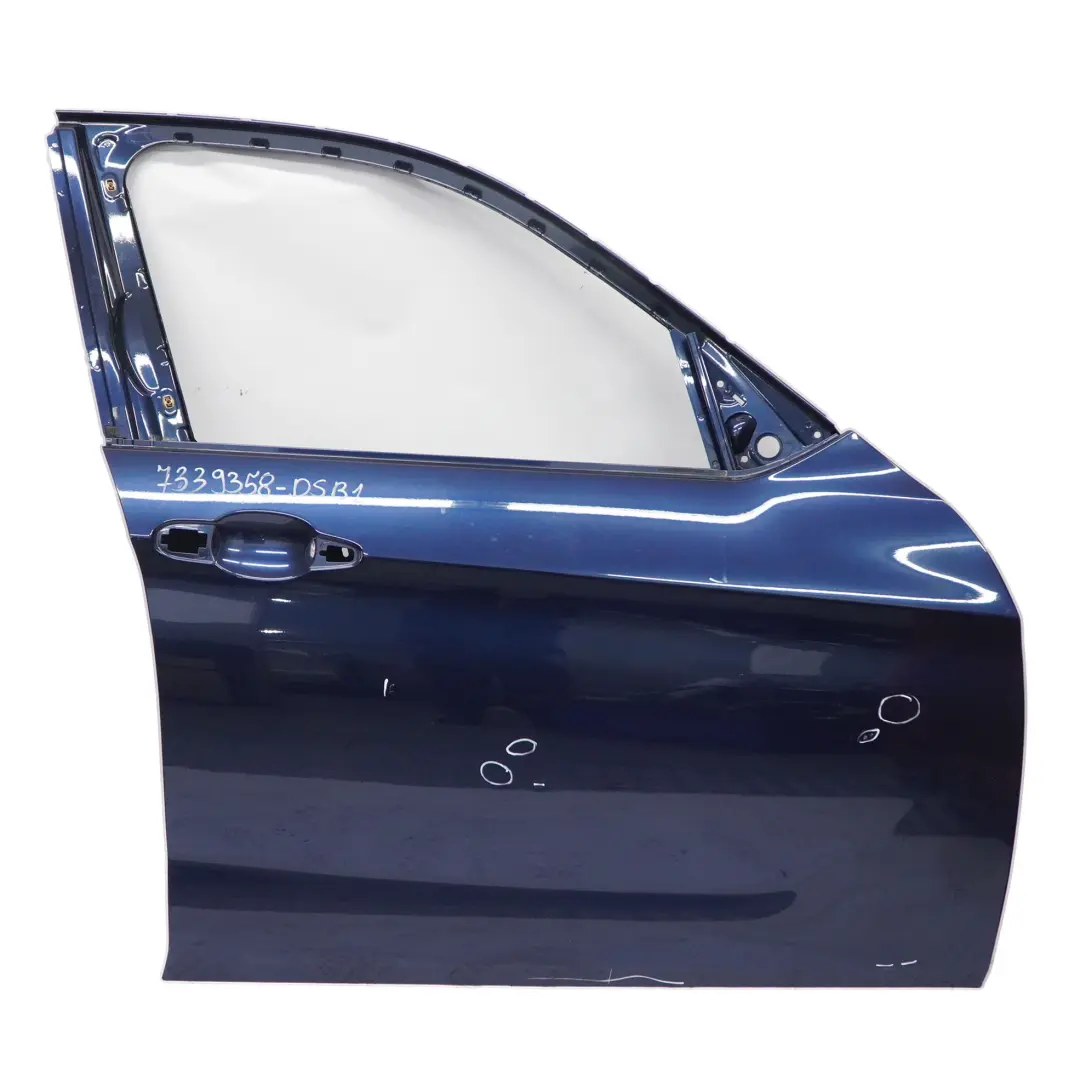 BMW X1 E84 Door Front Right O/S Tiefseeblau Deep Sea Blue Metallic - A76 - SKU 7339358-DSB1 - Part number 7339358