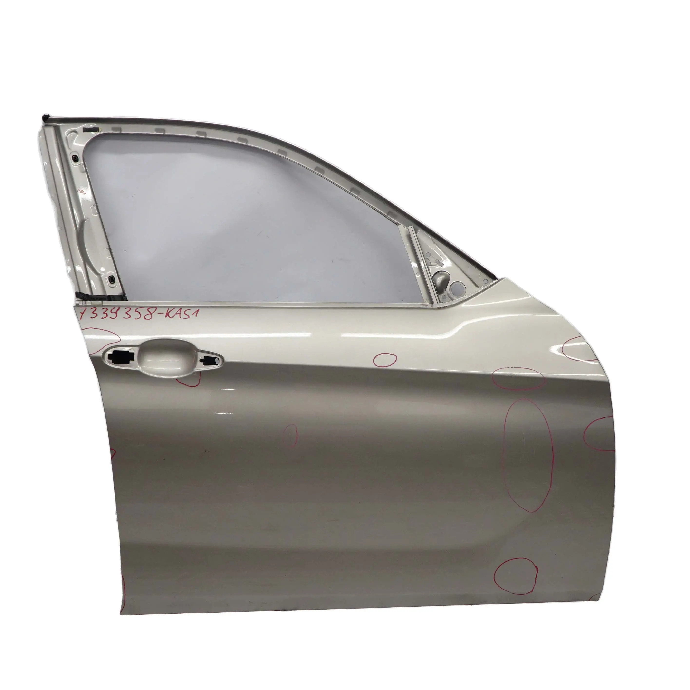 BMW E84 Puerta Delantera Derecha Kaschmirsilber Cashmere Silver Metallic - A72