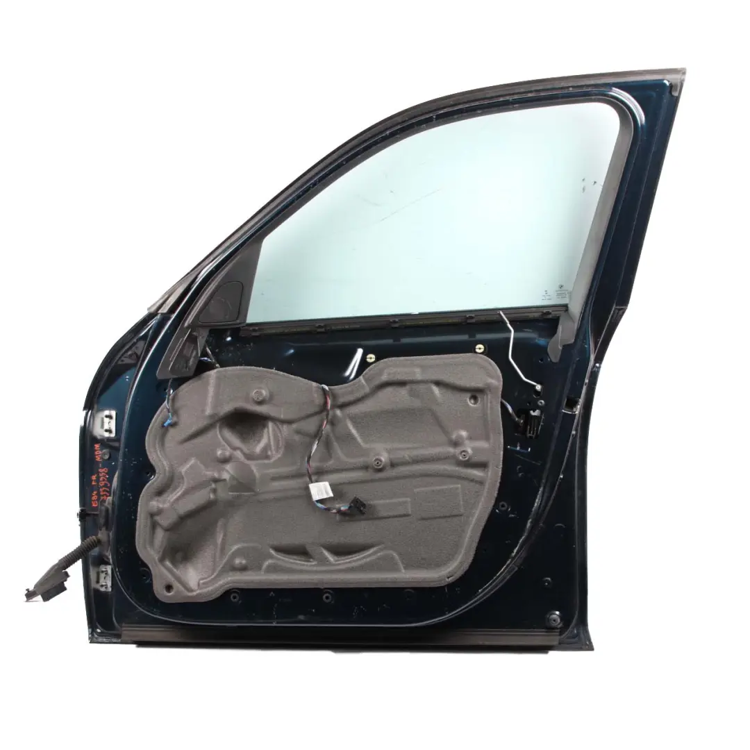 Door Front Right O/S Midnight Blue Metallic - B38 to BMW X1 E84 with Part number 7339358 BMW X1 E84 Door Front Right O/S Midnight Blue Metallic - B38 - SKU 7339358-MBM - Part number 7339358