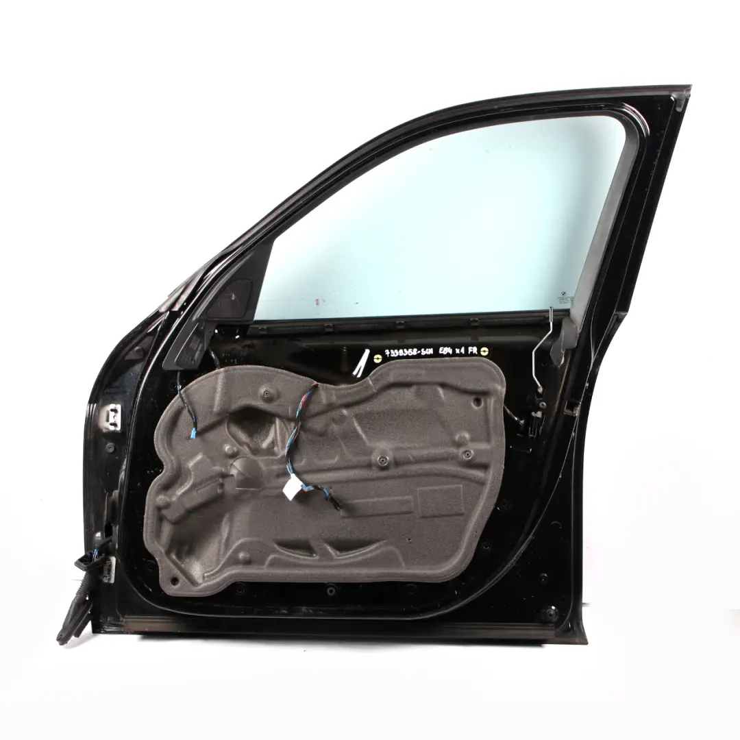 Door Front Right O/S Schwarz 2 Black - 668 to BMW X1 E84 with Part number 7339358 BMW X1 E84 Door Front Right O/S Schwarz 2 Black - 668 - SKU 7339358-SCH - Part number 7339358