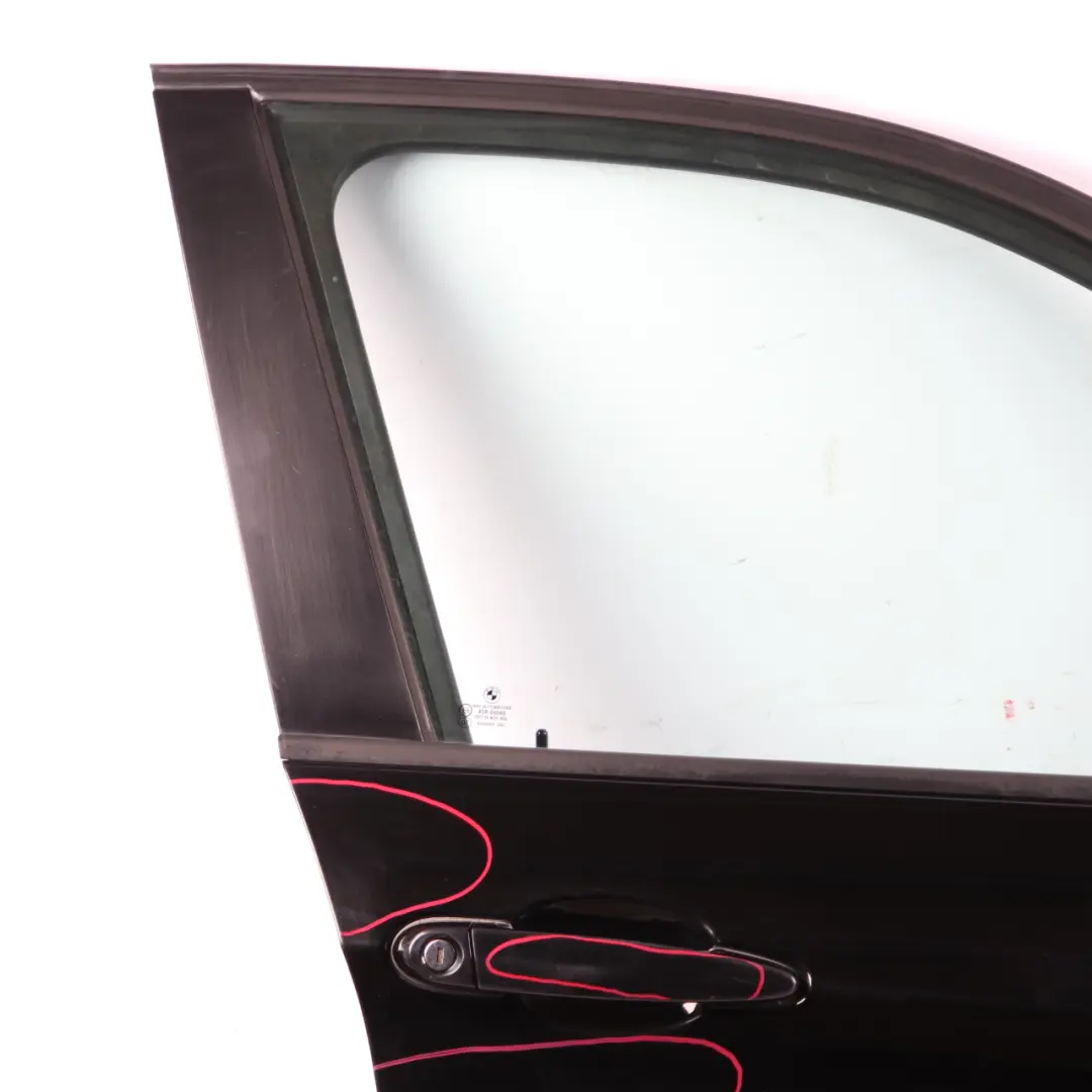 Door Front Right O/S Schwarz 2 Black - 668 to BMW X1 E84 with Part number 7339358 BMW X1 E84 Door Front Right O/S Schwarz 2 Black - 668 - SKU 7339358-SCH - Part number 7339358