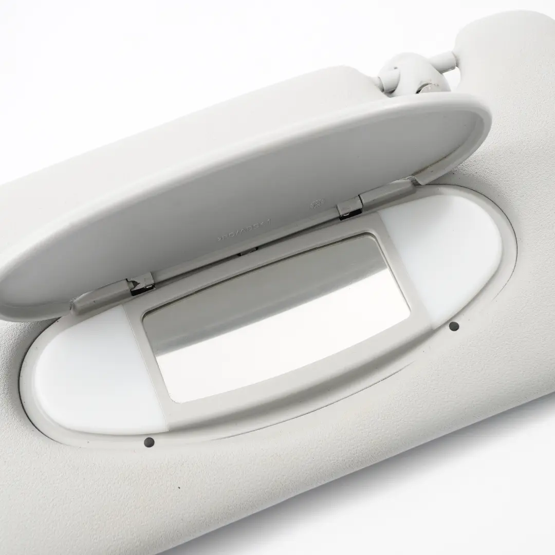 Sun Visor Mirror Illuminated Left N/S Hellgrau Grey to Mini Cooper One R55 R56 with Part number 7339375 Mini Cooper One R55 R56 Sun Visor Mirror Illuminated Left N/S Hellgrau Grey - SKU 7339375-2 - Part number 7339375