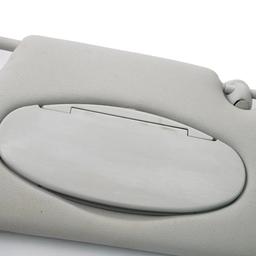 Mini Cooper One R55 R56 Sun Visor Mirror Illuminated Left N/S Hellgrau Grey - SKU 7339375-2 - Part number 7339375