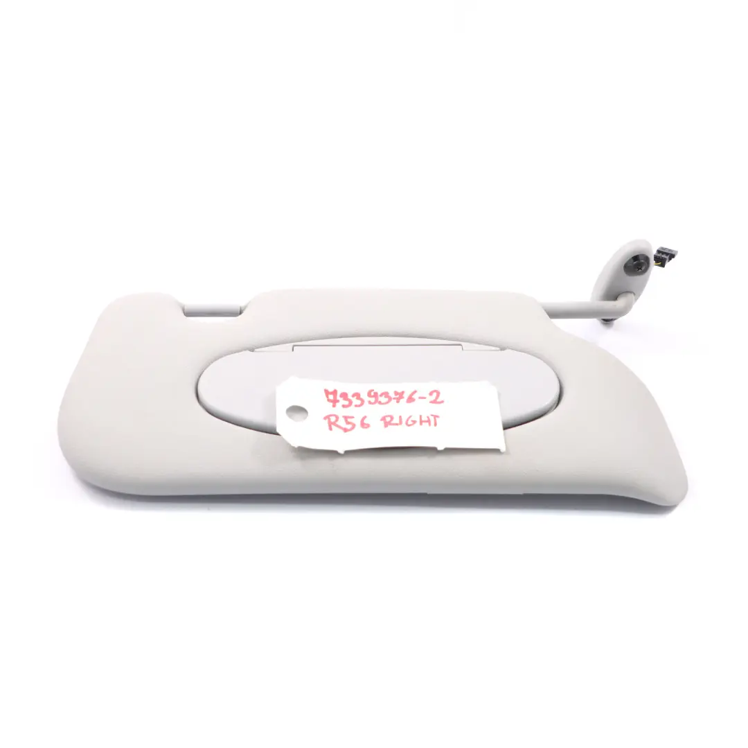 Mini Cooper R55 R56 Visiera parasole lato guida destro Grigio Hellgrau - SKU 7339376-2 - Numero di parte 7339376