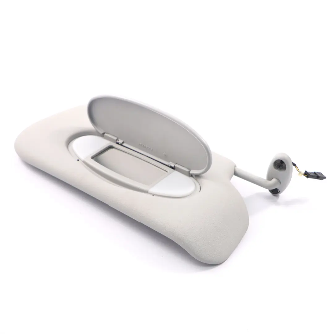 Visiera parasole lato guida destro Grigio Hellgrau per Mini Cooper R55 R56 con numero di parte 7339376 Mini Cooper R55 R56 Visiera parasole lato guida destro Grigio Hellgrau - SKU 7339376-2 - Numero di parte 7339376