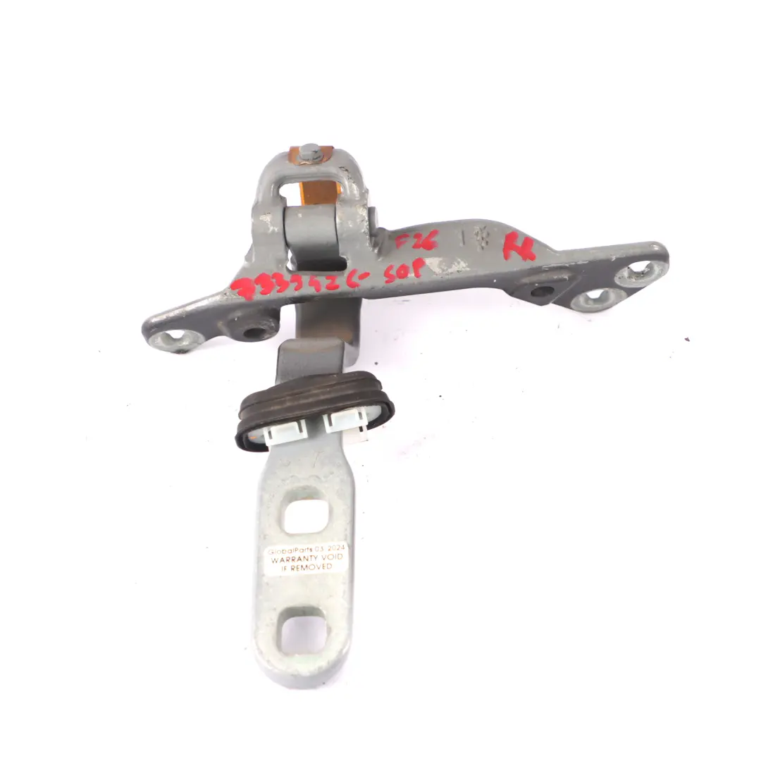 Bisagra de Maletero Derecha Sophisto Gris A90 para BMW X4 F26 con número de pieza 7339426 BMW X4 F26 Bisagra de Maletero Derecha Sophisto Gris A90 - SKU 7339426-SOP - Número de pieza 7339426