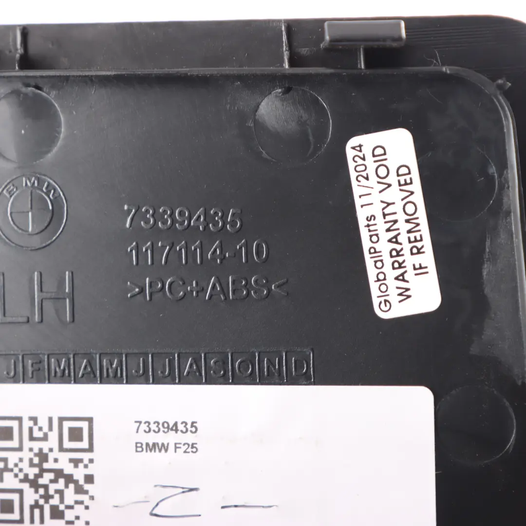 Cache Ampoule Coffre Arrière Gauche pour BMW X3 F25 X4 F26 à propos du numéro de pièce 7339435 BMW X3 F25 X4 F26 Cache Ampoule Coffre Arrière Gauche - SKU 7339435 - Numéro de pièce 7339435