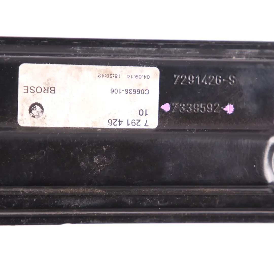  Elevalunas BMW F34 GT Puerta Delantera Derecha Mecanismo Regulador Motor - SKU 7339592 - Número de pieza 7365260