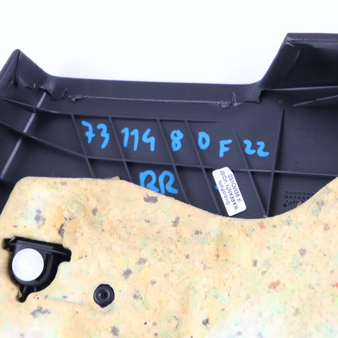 Lateral Trim Panel Rear Left N/S Trim Cover Cloth Anthracite Grau to BMW F22 with Part number 7339597 BMW F22 Lateral Trim Panel Rear Left N/S Trim Cover Cloth Anthracite Grau - SKU 7339597-1 - Part number 7339597