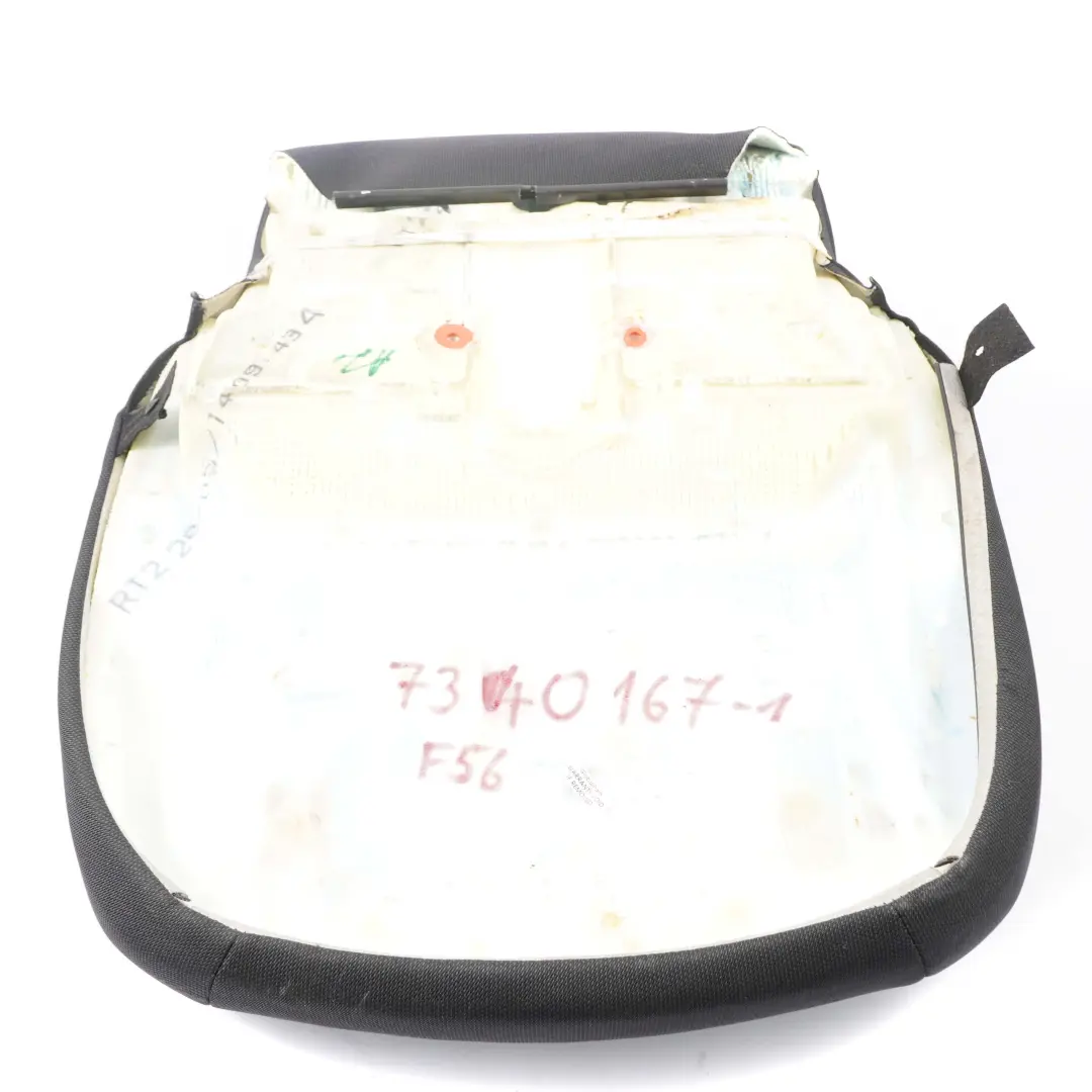 Mini F55 F56 Seat Cover Front Left Right N/O/S Cloth Fabric Carbon Black - SKU 7340167-1 - Part number 7340167