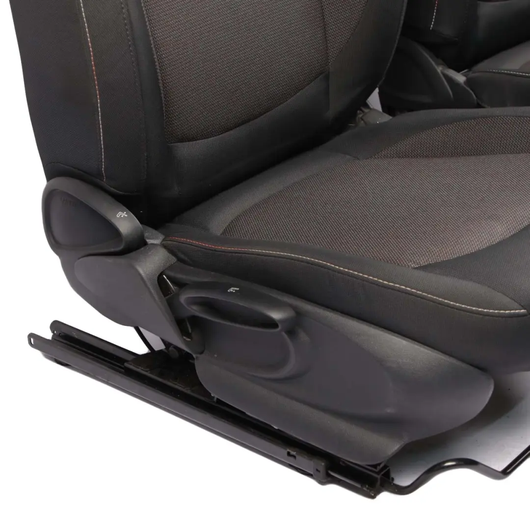  Heated Seats Mini F56 Cooper One Cloth Fabric Set Front Rear Seat Carbon Black - SKU 7340167-2 - Part number 7340167