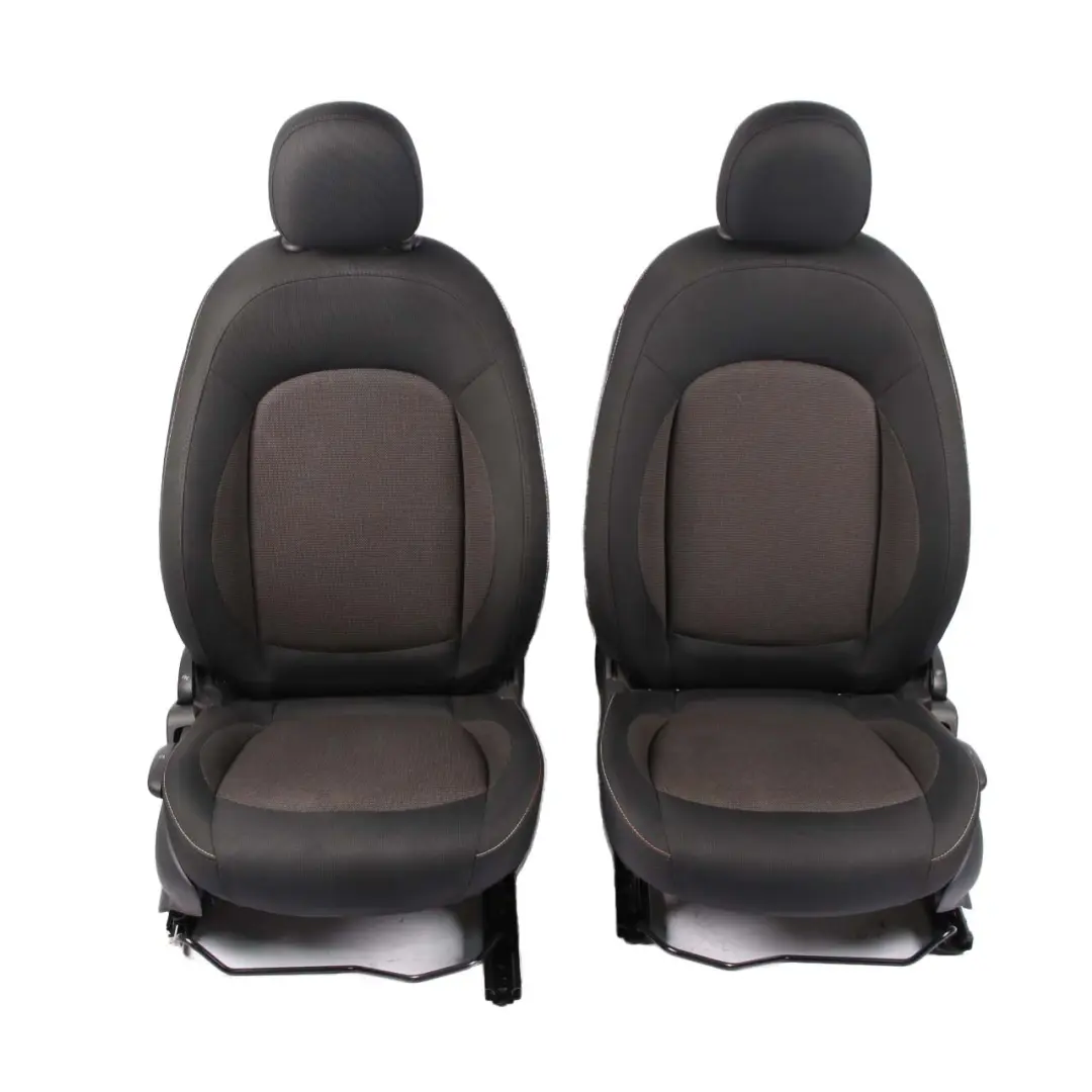  Heated Seats Mini F56 Cooper One Cloth Fabric Set Front Rear Seat Carbon Black - SKU 7340167-2 - Part number 7340167