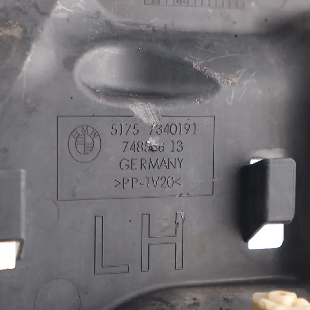 Suspension Steering BMW G11 G12 G30 G31 G32 Cover Trim Front Left N/S to with Part number 7340191 Suspension Steering BMW G11 G12 G30 G31 G32 Cover Trim Front Left N/S - SKU 7340191 - Part number 7340191