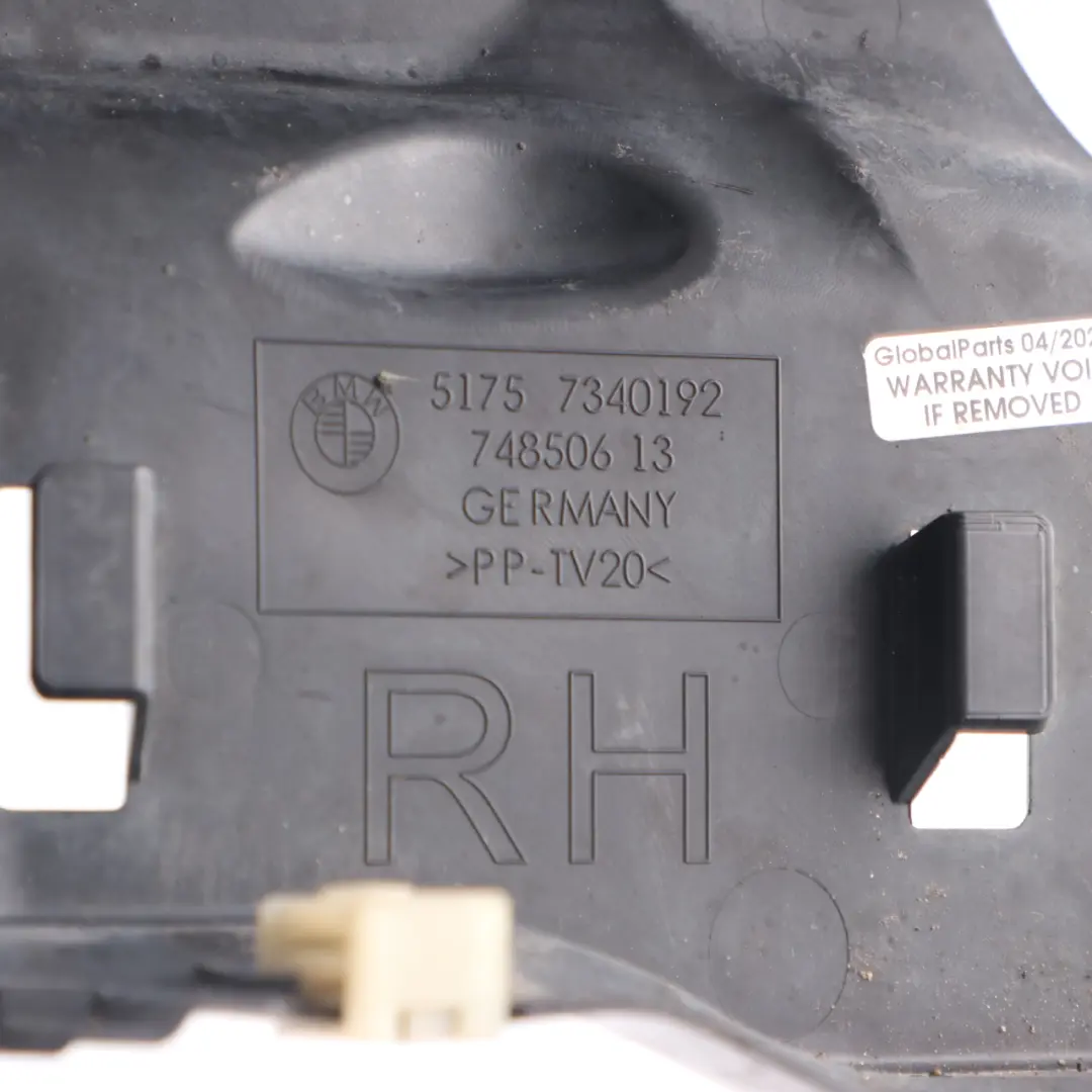 BMW G11 G30 Steering Gear Rack Right O/S Cover Panel Insulation - SKU 7340192 - Part number 7340192