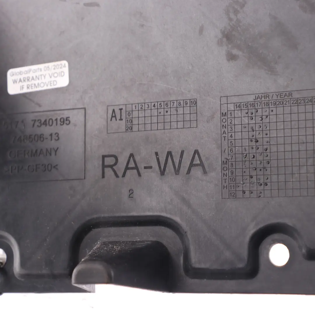  Cache anti-éclaboussures BMW G12 G30 Ligne de passage de roue - SKU 7340195 - Numéro de pièce 7340195