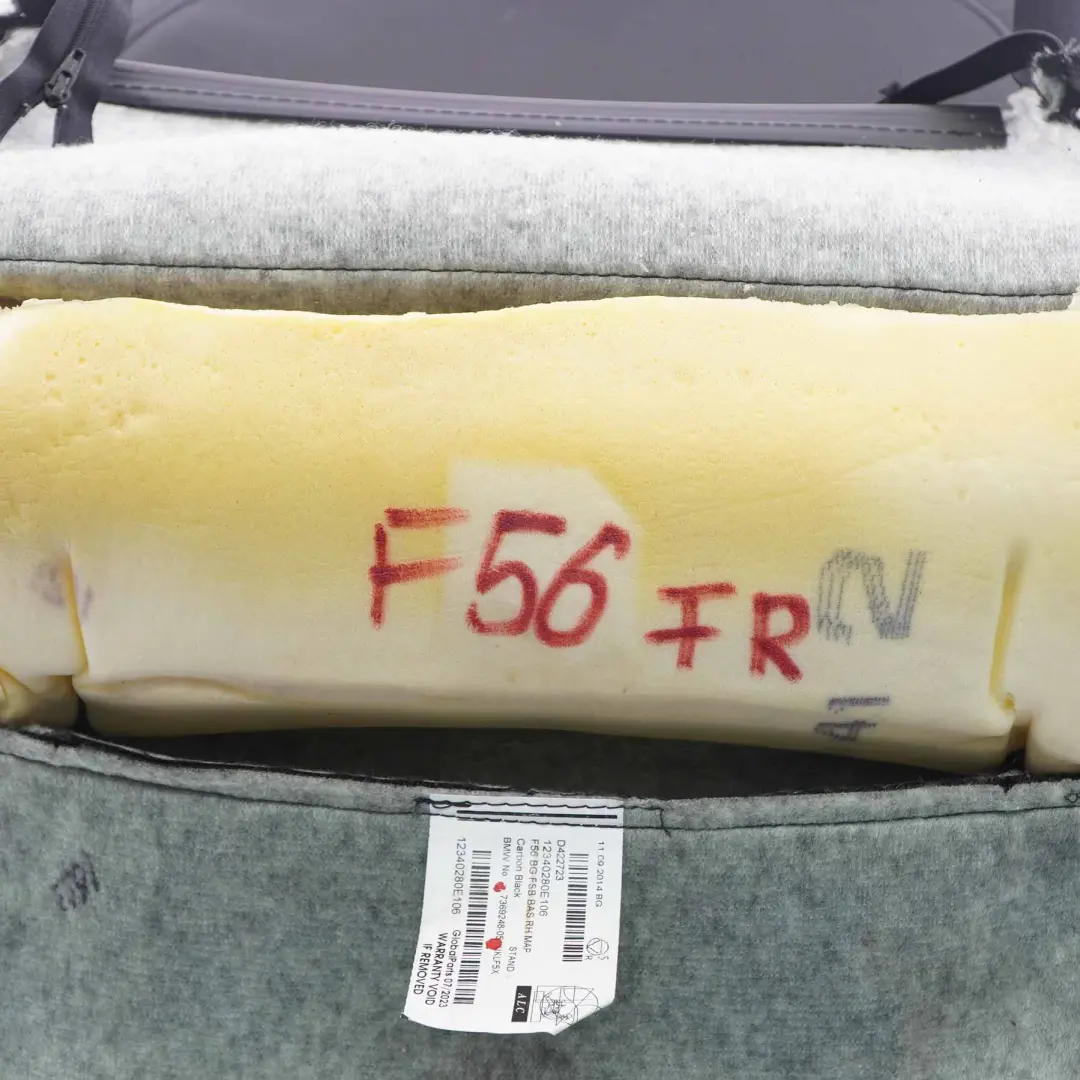 Asiento Respaldo Mini F56 Delantero Respaldo Tela Firework Carbono Negro para con número de pieza 7340224 Asiento Respaldo Mini F56 Delantero Respaldo Tela Firework Carbono Negro - SKU 7340224 - Número de pieza 7340224