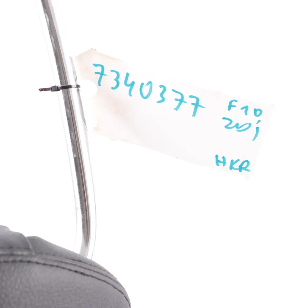BMW F10 F11 LCI Seat Front Left Right Headrest Head Rest Leather Black - SKU 7340377 - Numéro de pièce 7340377