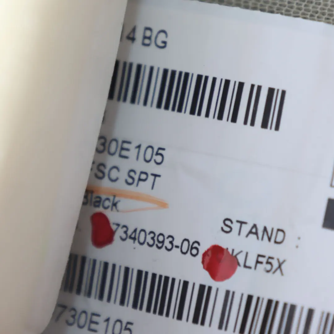 Siedzisko Przedniego Fotela Sport Podgrzewane Skóra Materiał do Mini F55 F56 o numerze 7340393 Mini F55 F56 Siedzisko Przedniego Fotela Sport Podgrzewane Skóra Materiał - SKU 7340393 - Numer Części 7340393